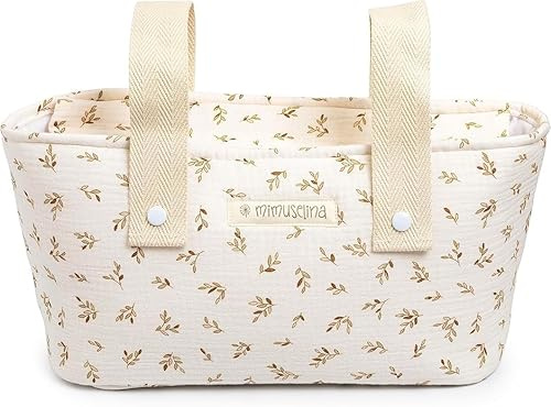 MIMUSELINA Borsa Passeggino Universale e Cambio Bambino | Borsa Fasciatoio Neonato con Ampia Capacità e Scomparti Interni | Organizer Maternità Elegante e Pratico | Realizzato in Spagna