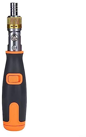 Tournevis multi-angle à cliquet bidirectionnel, 10 en 1 pour jeu de tournevis de précision, ensemble multi-embouts avec cliquet magnétique, orange