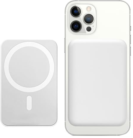Flintronic Magnetic Battery, 5000mAh Wireless Magnetische Powerbank,Magnetische Kabellose Powerbank, Schnelles Laden mit USB-C Ladekabel,für iPhone 15 14/13/12/Pro/Pro Max