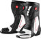 FLM Brooklands Motorradstiefel Lang – Metall Zehenschleifer – Reflexeinsatz – Polyurethan – Polyester – Gummisohle