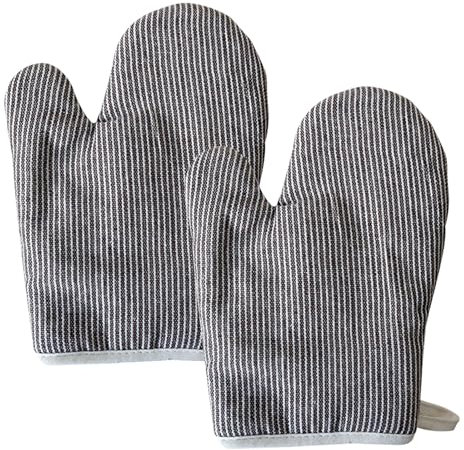 Mlysnd Guanti Da Forno, Guanti Cucina (1 Paio) 19 X 26cm, Proteggono le Mani Dalle Alte Temperature Spessi e Resistenti, Adatti per la Cucina e la Cottura al Forno Guanti Forno (marrone)