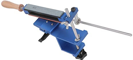 BRRNOO Kit d'affûtage de Couteaux, Aiguiseur de Couteaux Professionnel, Kit d'affûtage de avec 6 Pierres à Aiguiser, Aiguiseur de à Angle Fixe, ' de Professionnel à Clamp/Holder Rapide