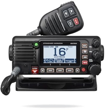 Standard Horizon GX2410GPS/E | Fast Mount VHF Marine Radio | Inbyggd GPS | Klass D DSC | Kompakt vattentät IPX8 | Nöd- och säkerhetskommunikation