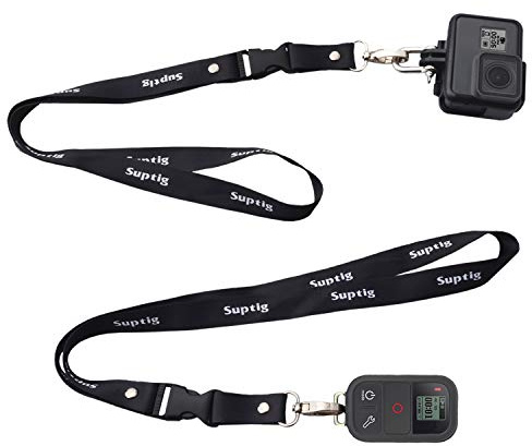 Suptig Cordino da collo compatibilità for GoPro Hero 13, Hero 12, Hero 11, Hero 10/9/8/7/6/5/4/3/3+, Hero Session Dragon, Akaso Campark Action Camera