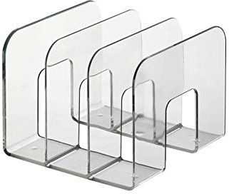 Durable Katalogsammler Trend, Stehsammler für Zeitschriften und Prospekte, 2 Stück, transparent, 1701395400