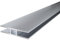 H - Profil mit 6mm Innenmaß aus Aluminium für Stegplatten, Glas, Kunststoffplatten - 1000mm lang