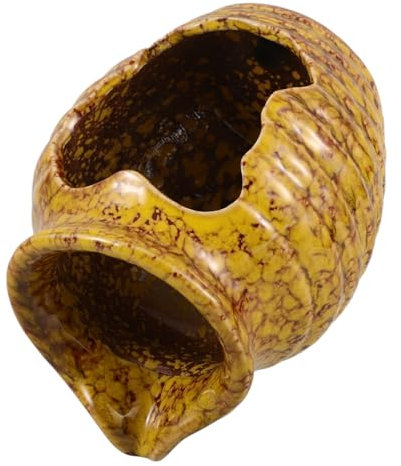 Luxshiny Pot Céramique Pour Étang Avec Circulation Eau Décoration De Jardin Et Fontaine Pour Intérieur Et Extérieur Accessoire Pour Aquariums Et Paysages De Bassin