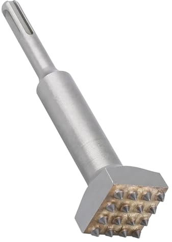 STFALI SDS-Plus-Meißel, SDS Bohrer Abbruchbuchsen-Werkzeug-Bit, SDS PLUS Elektro-Hammermeißel, Quadratischer Kopf 16 zähne Elektrischer Blumen-Hammerbohrer für Wand, Steinplatten,Brücken, Beton