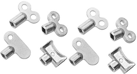 ANDRESLAD 16pièces Clé De Purge De Radiateur Pour Systèmes De Chauffage Outil Polyvalent Et Facile à Utiliser Compatible Plupart Des Radiateurs