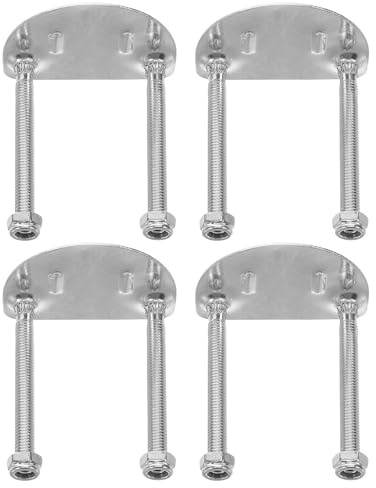 Cabilock 4pcs Double Row Roller Skate Base Plates Hardware Installation Accessories for Inline Roller Skating Indoor Outdoor Use