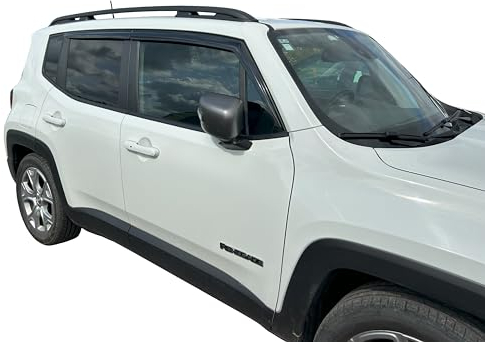 AUTO CLOVER Wind Deflectors Set for Jeep Renegade 2014+ (4 pieces)