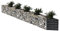 Festnight Cage à Pierre | Panier Gabion Acier | Gabion 330x30x50 cm Décoration de Jardin