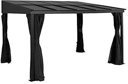 Sojag Aluminium Terrassenüberdachung St. Barth 1012 | Anthrazit | 296x364x240 cm
