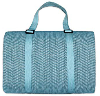 jilda-tex Picknickdecke Campingdecke XXL Matte 200x200 cm Strandmatte wasserdicht sandfest (Chillout-Petrol)