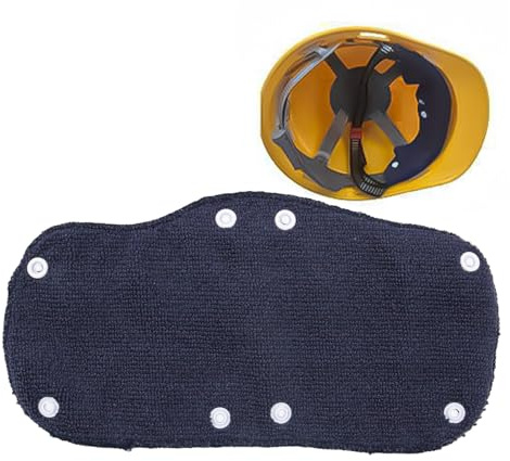 Hsthe Sea 4 Uds. Gorro Duro Reutilizable, Banda para el Sudor Lavable, Banda para el Sudor, Banda Absorbente de Forro, Banda para el Sudor de Felpa con Forro, Accesorios para Casco a presión