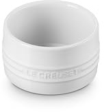 Le Creuset Stoneware Round Straight Wall Ramekin, 6.75oz., White