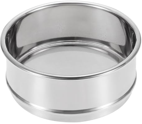 PATIKIL 100 Mesh Lab Sieve, 4 Diameter Test Sieve 304 Stainless Steel Wire Cloth (0.15mm) for Industrial Laboratory