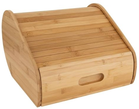 5five - boîte à pain avec tiroir en bambou beige 30,4x21,8cm