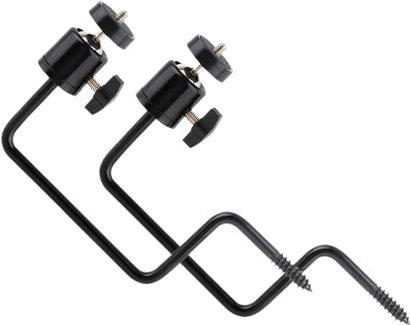 lopituwe Support de caméra Mini arbre, 2 pièces, avec trous de boutons filetés de 1/4x20mm pour divers appareils, le support est équipé à 360 degrés