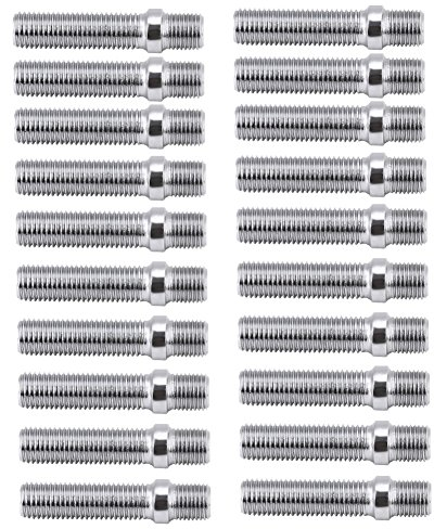 Perno de rueda extendido, 20pcs 50mm Conversión de perno de ruedas extendido 12x1.5 a 12x1.5 Adaptador de tornillo apto para 1998-2008