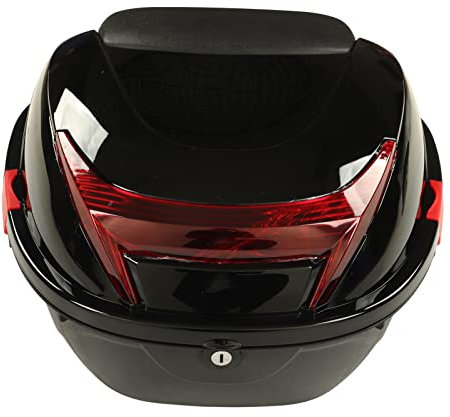 KIMISS Rear Top Box Storage Case for Most Motorcycles - Waterproof Lockable for Motorbike Accessories