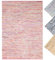 MY-RUG Fleckerlteppich bunt 160 x 230 cm - Pink, handgewebt, recycelte Baumwolle als Flickenteppich gestreift und moderner Kelim Chindi Teppich Rajesh
