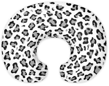 Nopersonality Leopard Copertina per Cuscino da Allattamento per Neonati Morbida e Neutrale per Allattamento al Seno, Fodera per Cuscino da Biberon, Facile da Pulire, Regalo Personalizzato Decorativo