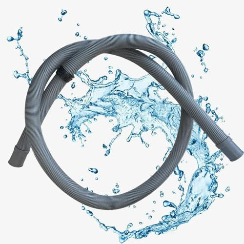 D. I. Accessa 1.5m Ablaufschlauch für Geschirrspüler 2556613 Kompatibel für EUROMAID Midea Geschirrspüler E14DWX