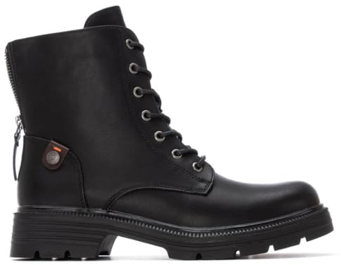 REFRESH - Botín Mujer Negro - Calzado Cómodo y Versátil - Moda casual - Modelo 17302401 (Talla 38)