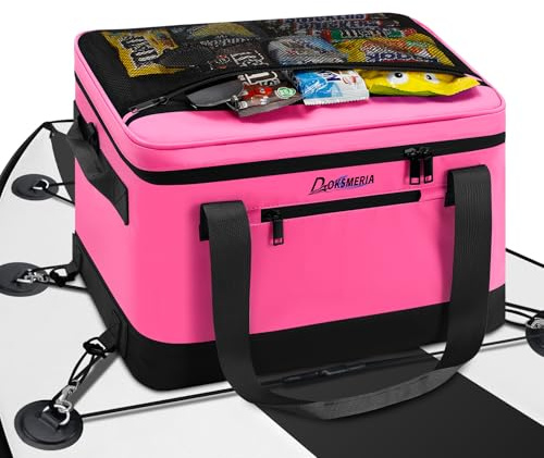 Paddle Board Cooler Vattentät, Super Capacity SUP Paddleboard Deck Cooler med axelrem & 6 elastiska repklämmor, paddle board tillbehörsväska för Stand Up Paddleboard och kajak