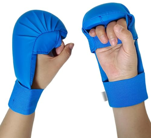 Guanti Karate Unisex Guantoni Imbottiti in Schiuma Protettivi per Allenamento Kickboxing Adatti per Arti Marziali Boxe Sparring Attrezzatura da Boxe