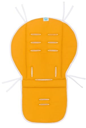 Fillikid Wendeauflage Muslin 48x74 cm Exklusiv | Baby Sitzeinlage 100% Baumwolle waschbar | Universal Kinderwagen Einlage für Buggy Kinderwagen Sportwagen | Schonauflage Atmungsaktiv