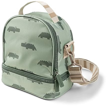 Done by Deer 7123223 Sac à dos isotherme pour enfant Vert croco Taille S, Vert, S
