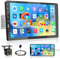 Fuluku Autoradio Bluetooth 1 Din con IOS/Android Mirror Link, 9 Pollici Schermo Tattile Stereo Auto 1 Din Supporto 1080P Video/Hands-free Call/FM Radio/USB In&Out/SWC/EQ/Telecamera Posteriore/Mic