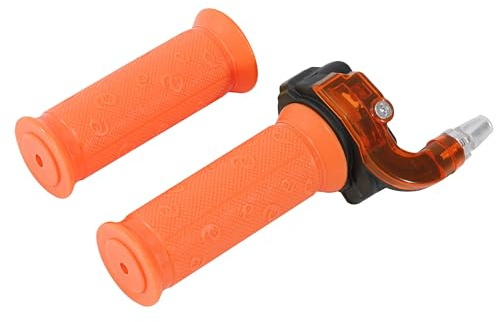 Tunejoy 22mm Impugnatura Dell'acceleratore Twist Manopola Acceleratore Impugnatura Antiscivolo Per ATV Quad Pit Dirt Bike Mini Pocketbike Go Kart Arancione