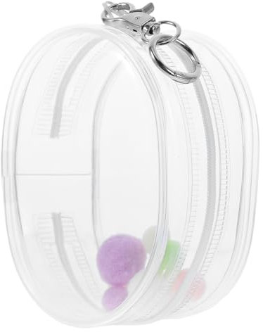 Toyvian Puppentasche Organizer Mikro versiegelter Behälter Befestigungswerkzeuge bündeln Handtuchbündel Liege transparente Displaybeutel Puppenorganizer aus durchsichtigem PVC