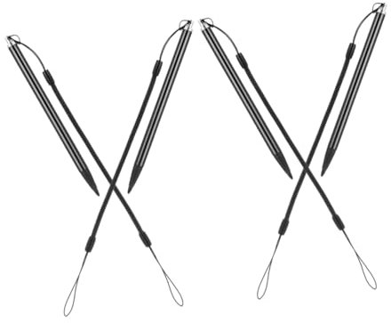 POPETPOP 4pcs Touch Screen Stylus Pen for Laptop and Pos Spring Lanyard Scratch Writing Not for Capacitive Screens
