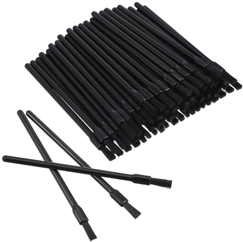 100Pcs Disposable Makeup Lip Brushes, Mini-Makeup Brushes with Soft Brush Head, Mini Makeup Lip Brush for Women(Black)