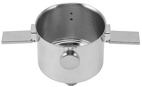 FLEXMAN pour Over Kaffebryggare, Rostfritt Stål Bärbar Dubbellager Återanvändbar Camping Kaffe Filter, Cone Coffee Dripper Filter för Affärsresor, Resor, Utomhus, Scenness