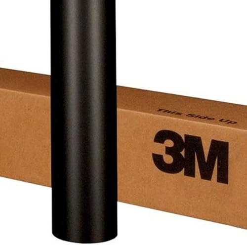 Generic 3M 2080 MATT BLACK M12 Car Wrap Air-Release Vinyl Film Bubble-Free Application (10cm x 152cm (3.94in x 59.8in))