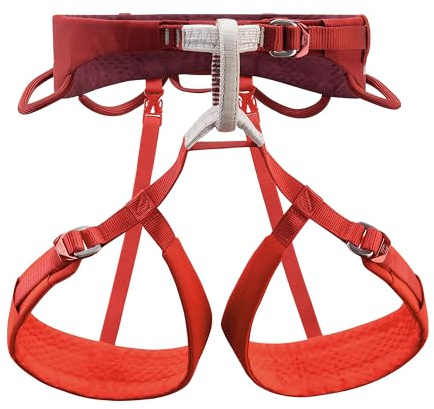 PETZL Adjama Men's Climbing Harness - Dark Red, Medium