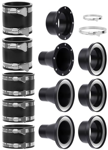 Magnetic Dust Collection Fittings Kit,4&2.5 Dust Collection Quick Connect System, Hookup Drum Sander Jointer Planer, Magnetic Dust Collection Accessories Set for Woodworking Tools