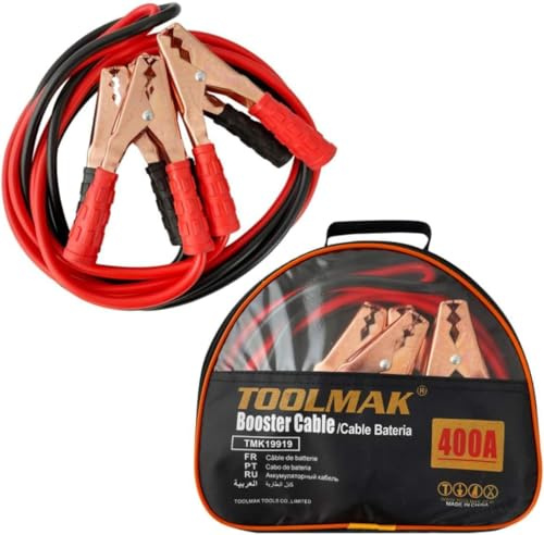 TOOLMAK Cavi Avviamento Batteria Auto 400A, 2,5m