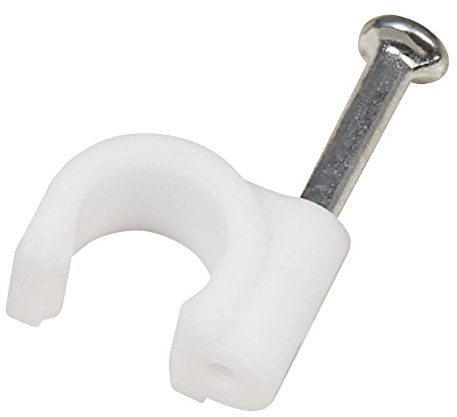 McPower - Kabelschellen | 100er-Pack, weiß, 6 mm