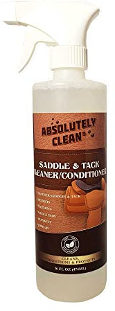 Absolutely Clean Amazing Saddle Soap Spray for Leather Cleaning & Tack Cleaner and Conditioner