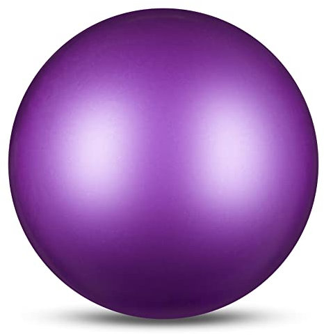 DRUNA Pelota de Gimnasia Rítmica de PVC 400 g 19 cm Violeta