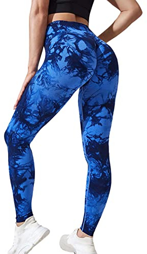 Neteson Leggings Deportivos Mujer Push Up Cintura Alta Mallas Anticeluliticos Sin Costuras Opaco Scrunch Butt Pantalones Gym Yoga Fitness Jogging Entrenamiento