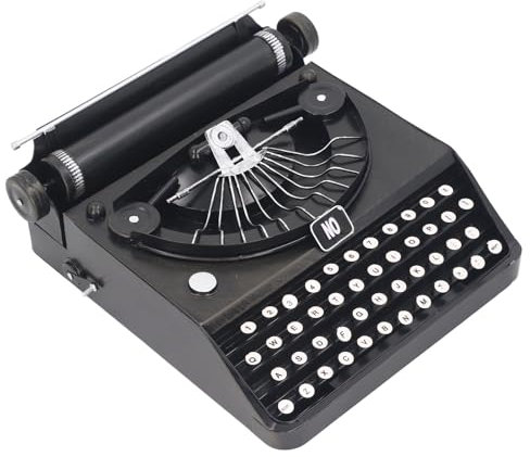 VBESTLIFE Retro-Vintage-Schreibmaschinenmodell, Handgefertigtes Requisitenmodell, Heimdekoration, Ornamente für Geburtstage, Einweihungspartys