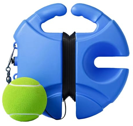 Wpsagek Portable Tennis Trainer - Trainer Set - Portable Tennis Equipment Built-in Storage Space Practice Equipment With 1 String Ball Tennis Practice Training Tool For Adults Or Kids