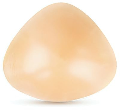 FESVINA Triangolo In Silicone Forma Profonda Concavo Reggiseno Enhancer Inserto per Mastectomia Protesi Un Pezzo, Beige, 195g/piece